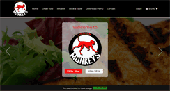 Desktop Screenshot of monkeysrestaurant.com